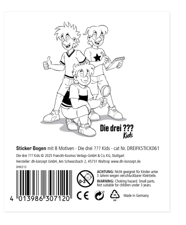 Die drei ??? Kids Sticker